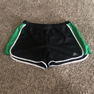 Adidas Running Shorts Black & Green